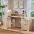 67-Inch L-Shaped Desk with Integrated Power Outlet & Monitor Stand Jonine&