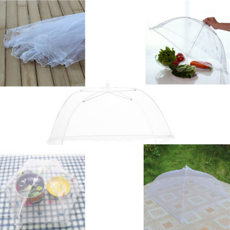 Foldable Mesh Food Cover Set — Reusable & Collapsible