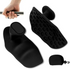 Black finger exerciser grip pads with carrying pouch and hand grip example