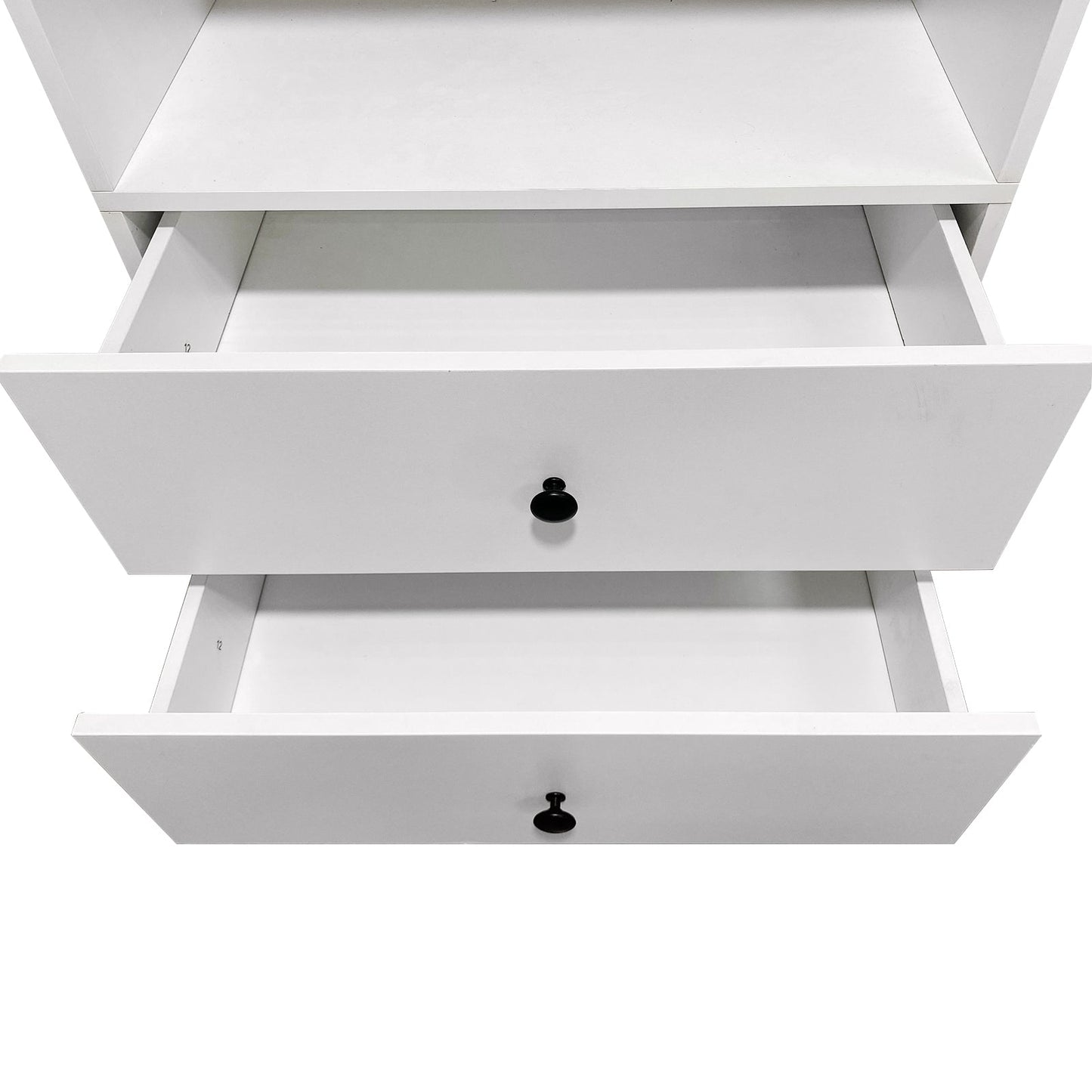 A Place for Everything — Modular Wooden Closet Organizer with 2 Drawers & 3 Shelves