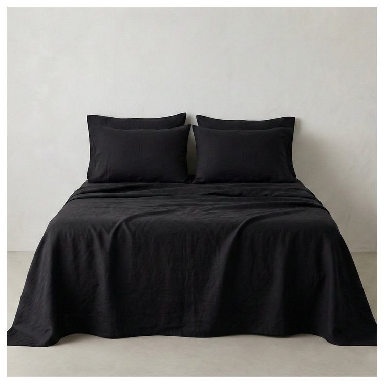 Linen Cotton Sheet Sets-0