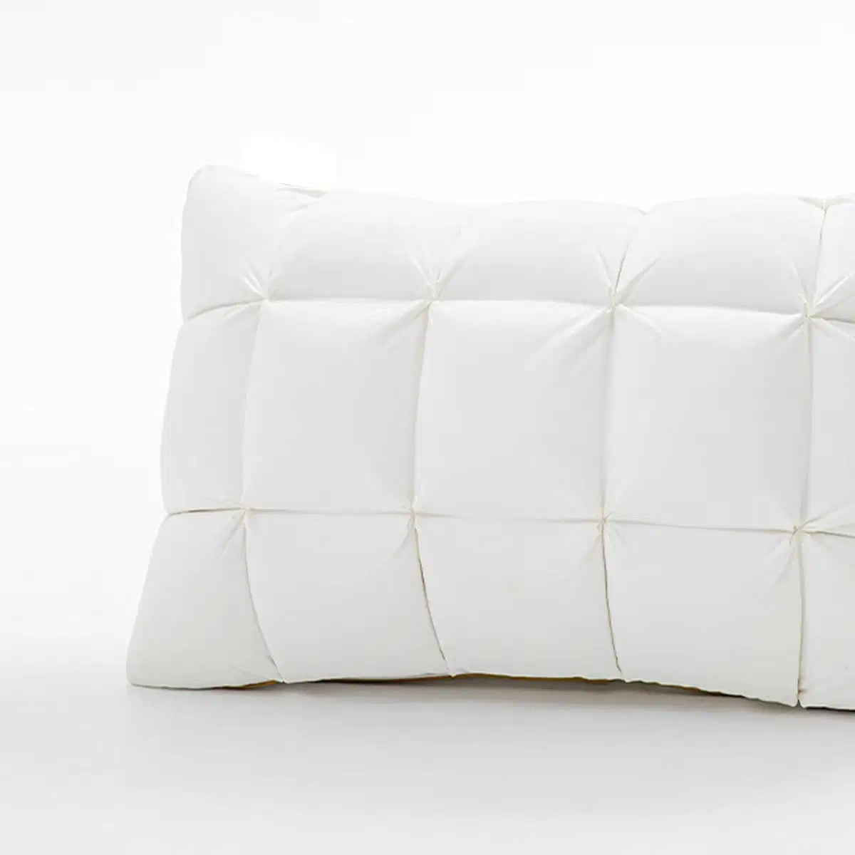 DreamNest™ Luxury Goose Down Feather Pillow – Pinch Pleat Design with Neck Support in Standard, Queen & King Sizes