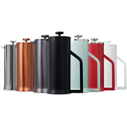 Coffee Worth Waking Up For — Insulated Stainless Steel French Press (34 oz)