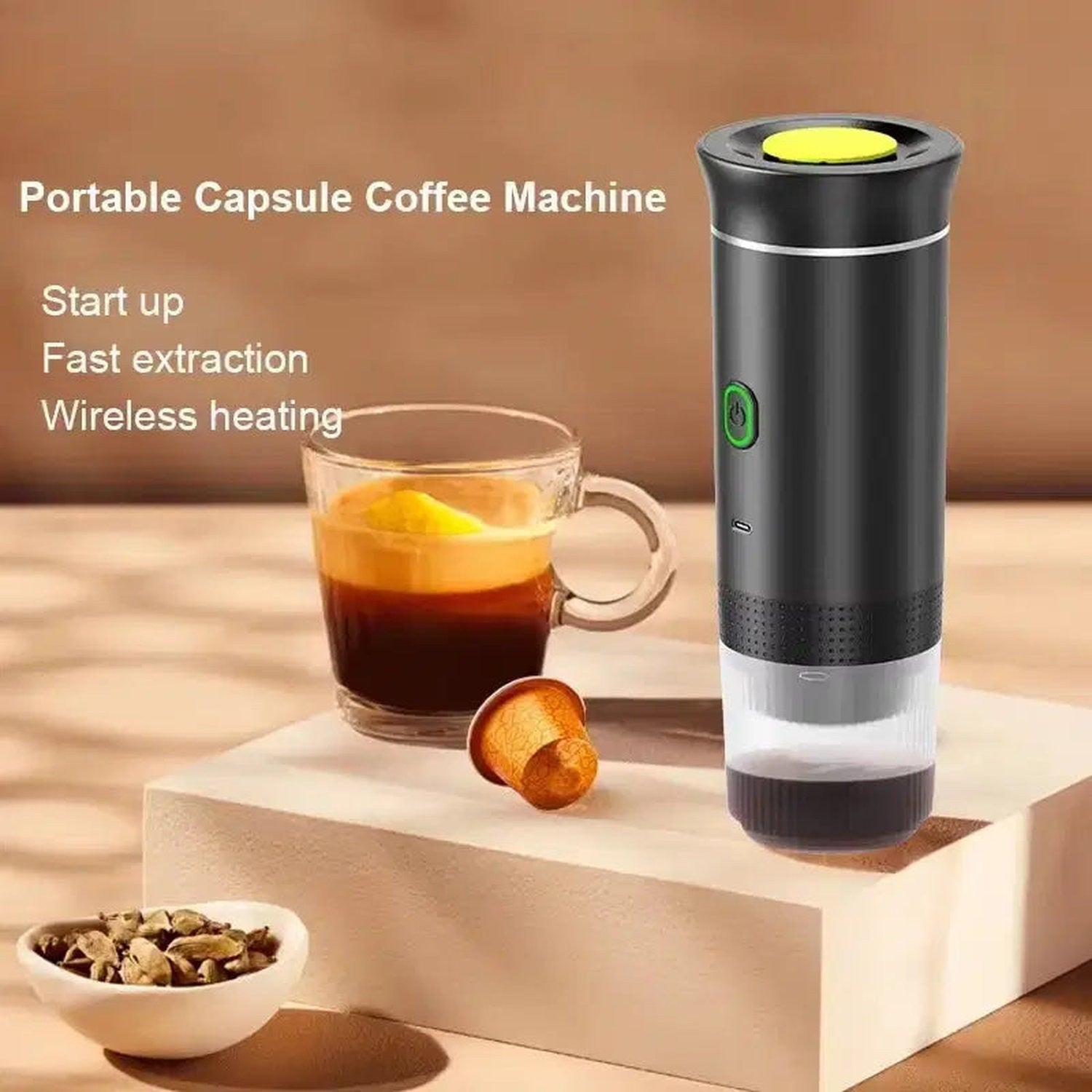 3-in-1 Portable Wireless Espresso Maker — Fresh Espresso Anywhere