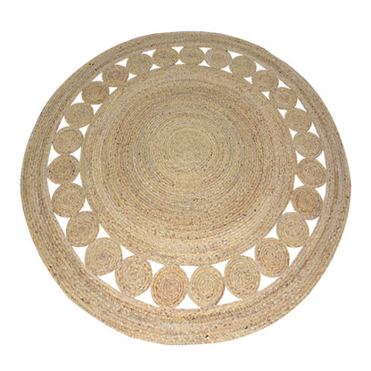 Natural Jute Area Rug for Living Room and Office