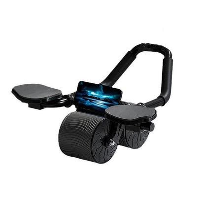 Roll Out, Spring Back  Automatic Rebound Ab Wheel for Home Core Training