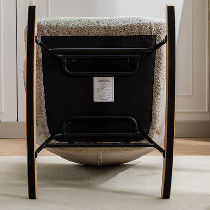 Modern Patchwork Rocking Chair  Macaron Edition