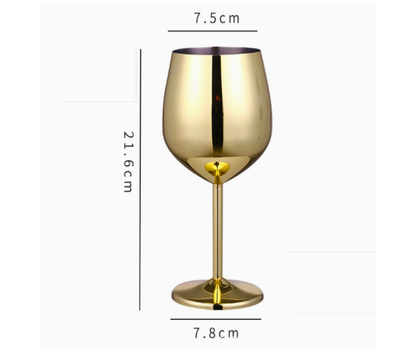 Stainless Steel Wine Glass  Unbreakable &amp; Insulated for Any Occasion