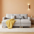 Faux Leather Modular Sectional Sleeper Sofa Storage-0