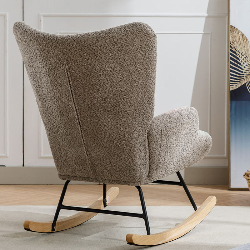 Modern Patchwork Rocking Chair  Macaron Edition