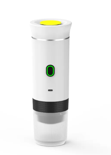 Barista-Quality Coffee, Anywhere — Wireless Capsule Coffee Maker.
