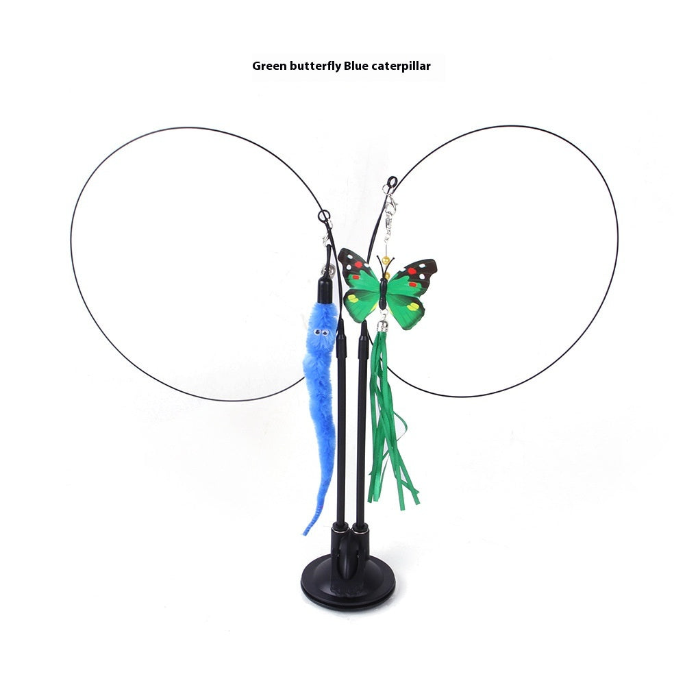 Cat Suction Cup Teaser Toy — Interactive Self-Play Toy for Cats