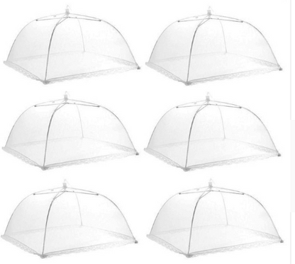 Foldable Mesh Food Cover Set — Reusable & Collapsible