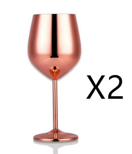 Stainless Steel Wine Glass  Unbreakable &amp; Insulated for Any Occasion