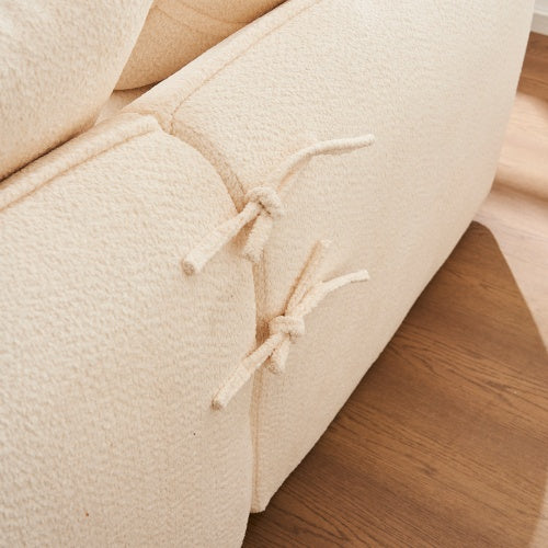 LuneluX_Home  Oversized 3-Seater L-Shape Sofa with Chaise