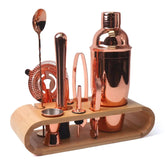 Mixology Bartender Kit — 10-Piece Bar Tool Set with Bamboo Stand