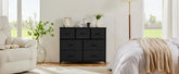 JHK Desser For Bedroom With 7 Fabric Drawers Organizer Storage Closet Chest Clothes For Living Room Display Cabinet Of Furniture Jonine&