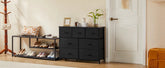 JHK Desser For Bedroom With 7 Fabric Drawers Organizer Storage Closet Chest Clothes For Living Room Display Cabinet Of Furniture Jonine&