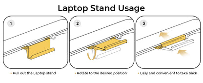 COMHOMA Height Adjustable desk Electric Drawer Monitor stand 3 Height Tablet stand White