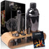 Mixology Bartender Kit — 10-Piece Bar Tool Set with Bamboo Stand