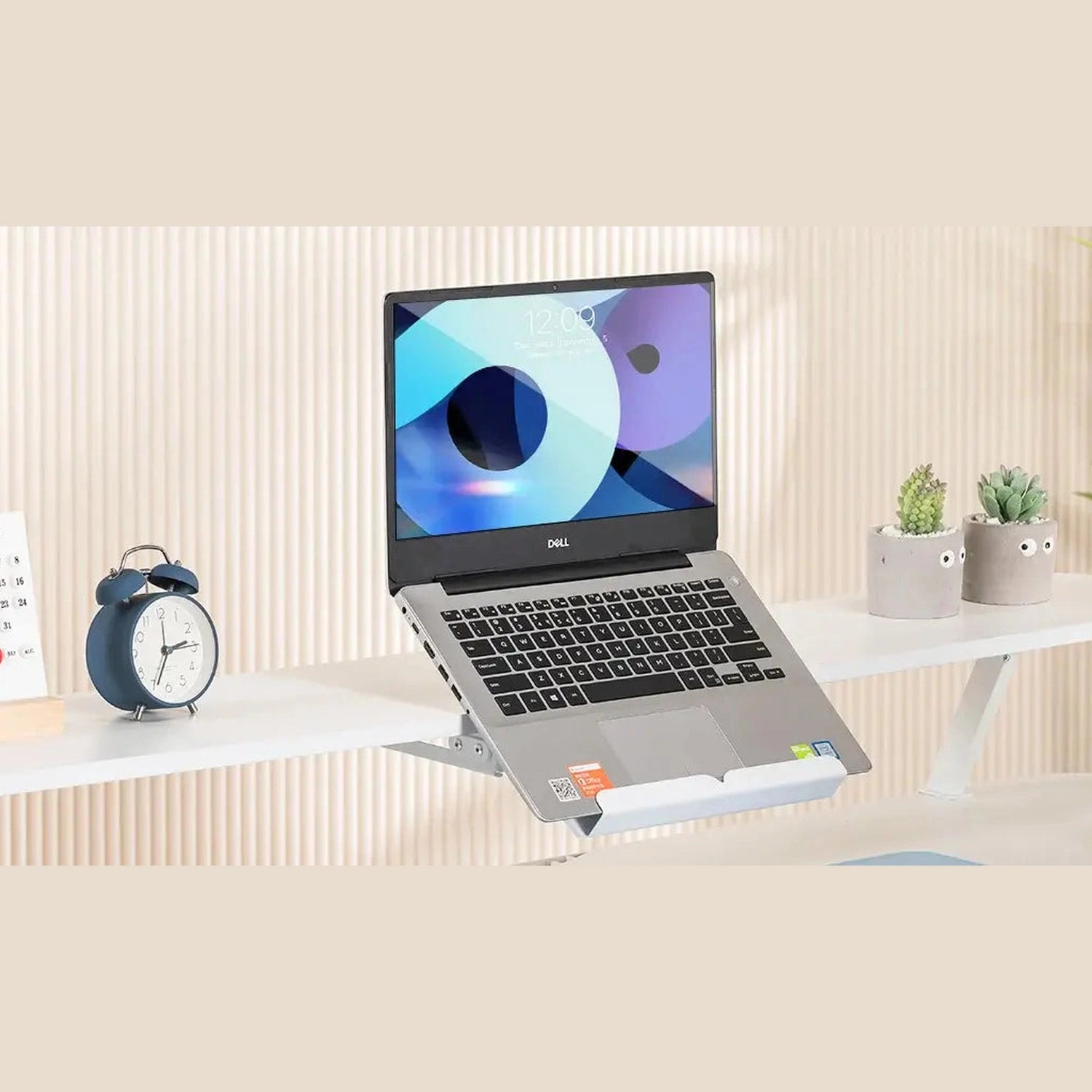 COMHOMA Height Adjustable desk Electric Drawer Monitor stand 3 Height Tablet stand White