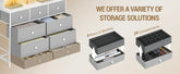 9-Drawer Chest with LED Strip, USB & AC Charging Ports – Modern White Storage Dresser