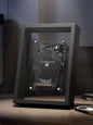 Transparent CD Player — Bluetooth Hi-Fi Audio with Vertical Display Design