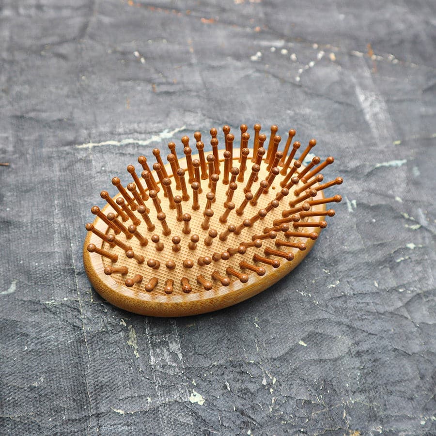 Bamboo Hair Brush Set for Gentle, Sustainable Hair Care