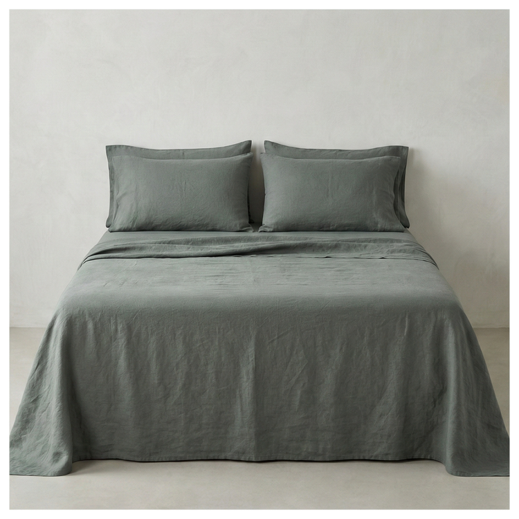 Linen Cotton Sheet Sets-22