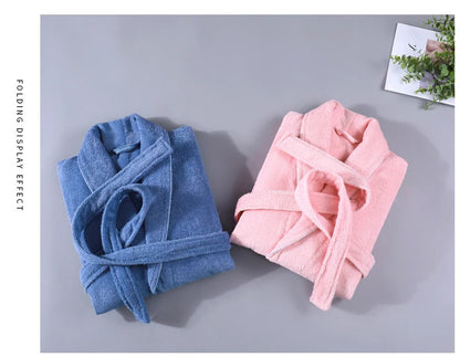 Wrap Yourself in Calm — 100% Cotton Terry Bathrobe