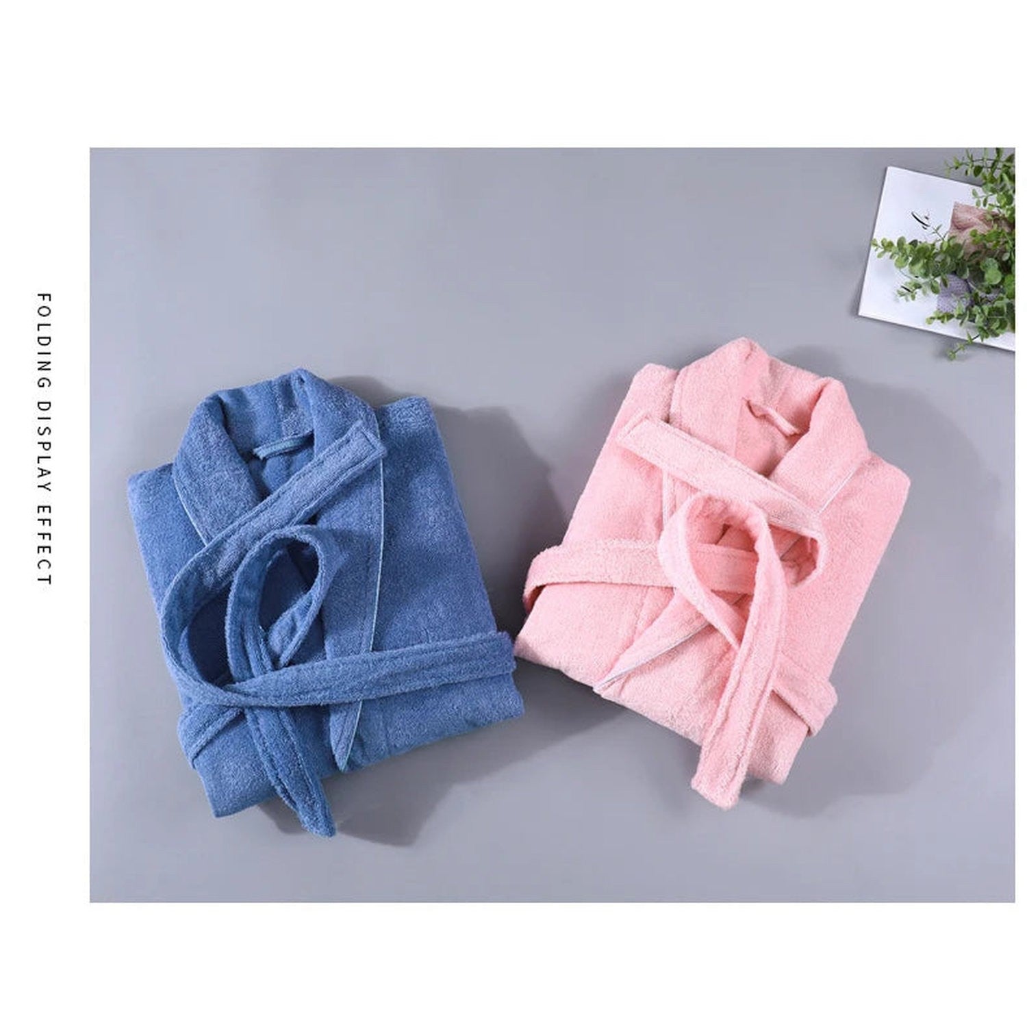 Wrap Yourself in Calm — 100% Cotton Terry Bathrobe