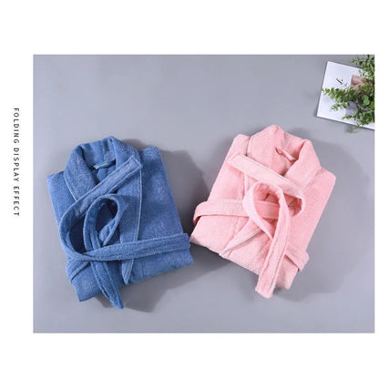 Wrap Yourself in Calm — 100% Cotton Terry Bathrobe