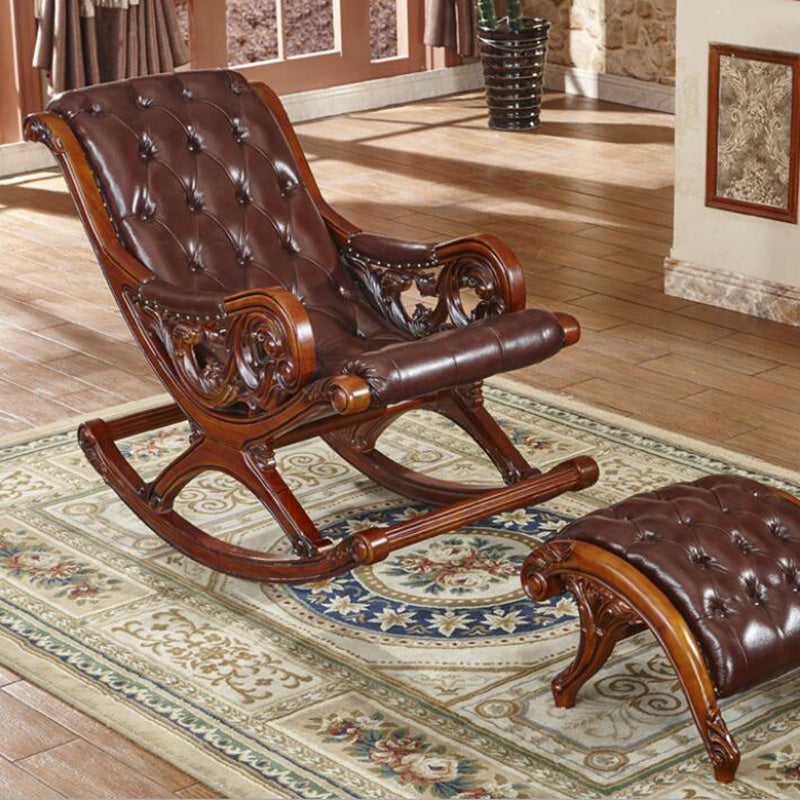 Womb-Style Rocking Lounge Chair — French-Inspired Design