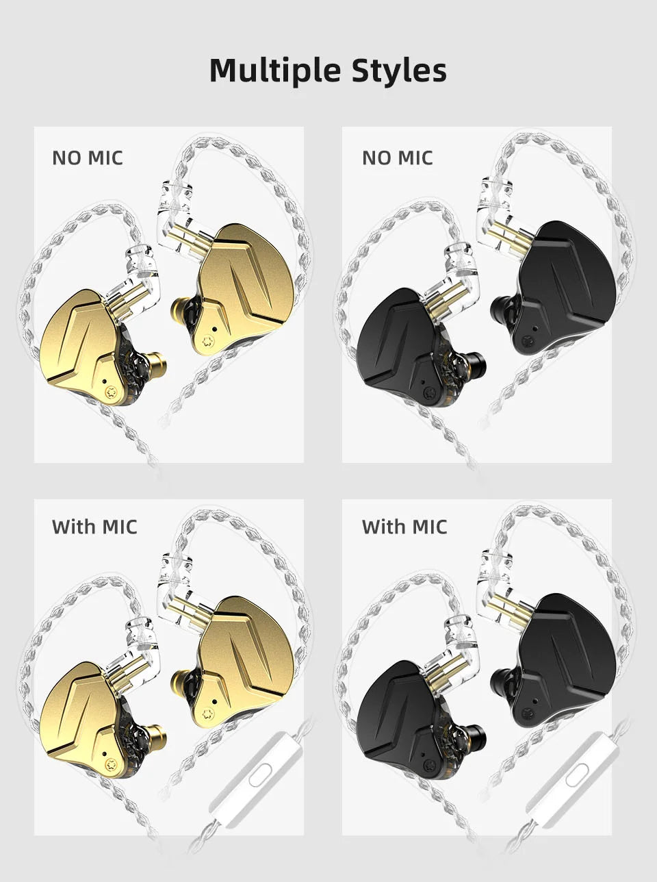Studio-Quality Sound, Anywhere — KZ ZSN Pro X Hybrid In-Ear Earphones