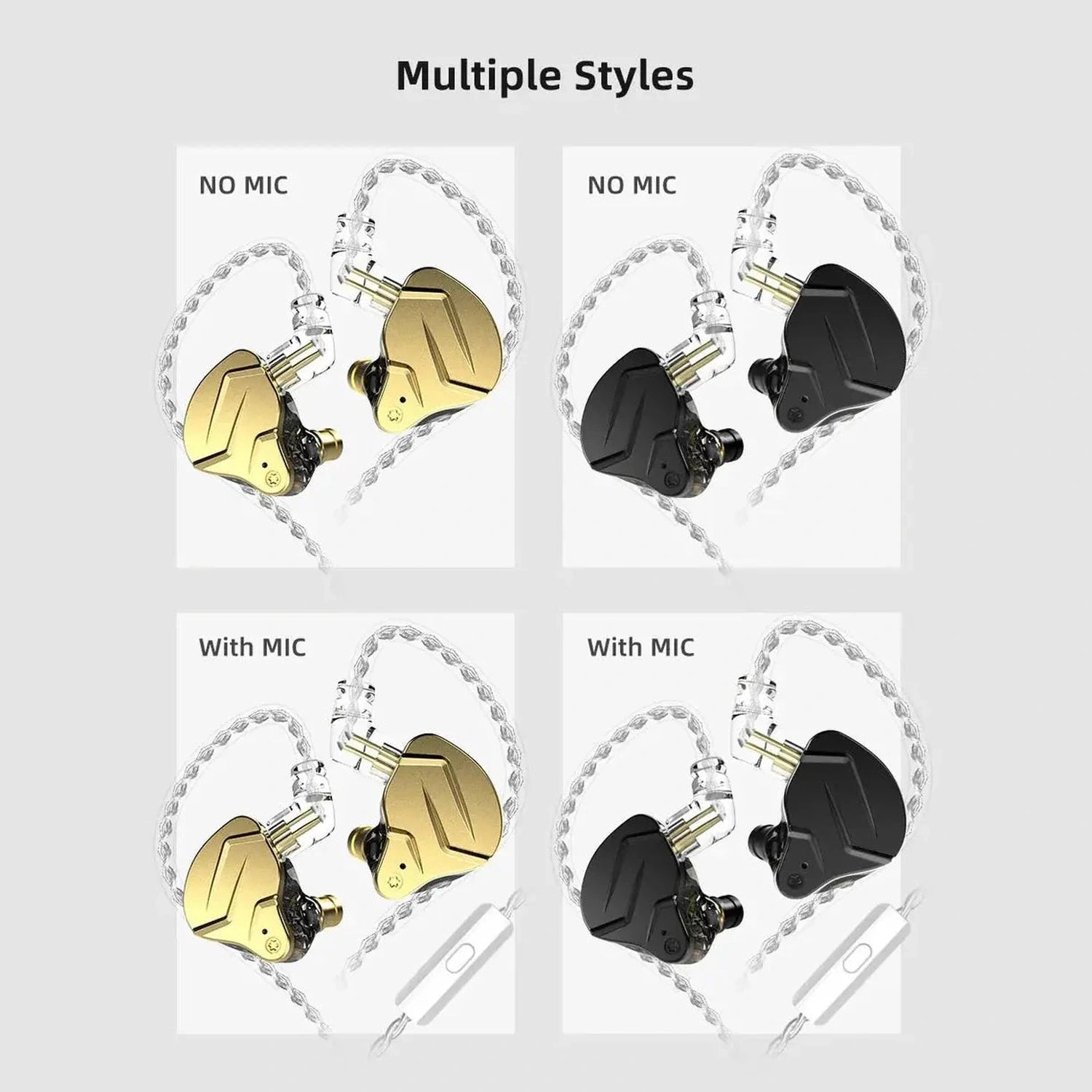 KZ ZSN Pro X 1DD 1BA Metal HIFI In Ear Earphone Bass Earbuds Hybrid Driver Sport Headset Very Low Voice For ZSX ZAX ASX EDX Z1 Jonine&