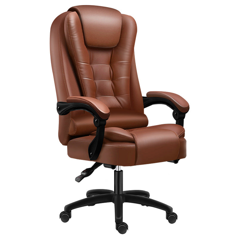 Luxury High-Back Executive Leather Office Chair