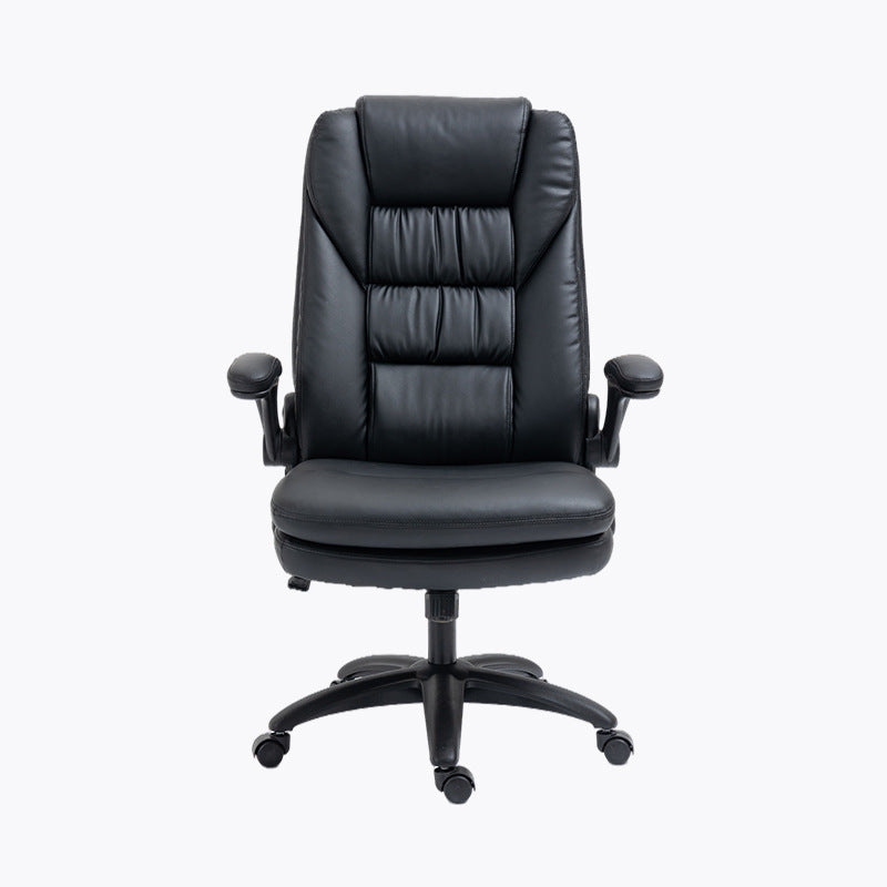 Luxury Leather Rotating &amp; Lifting Office Chair
