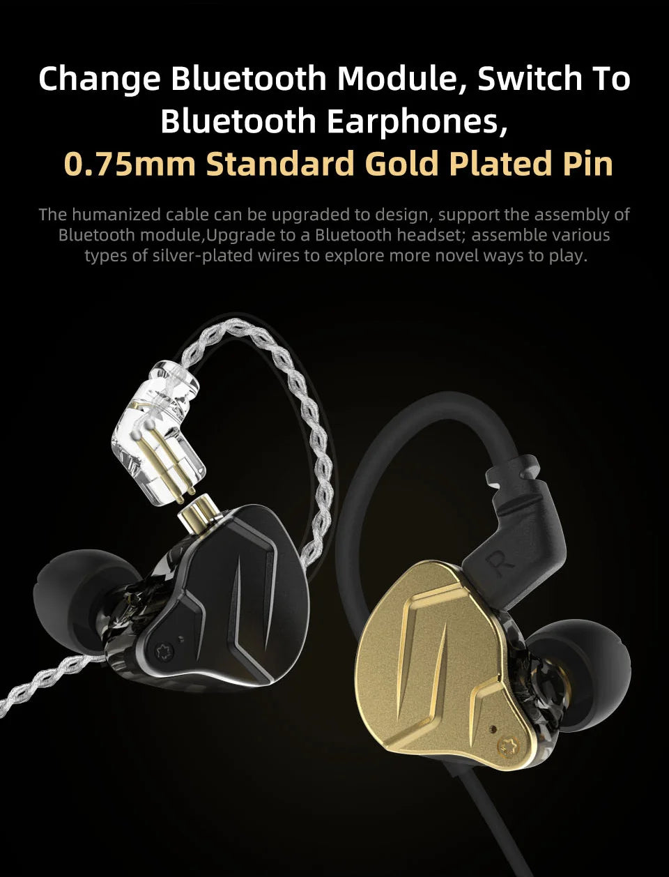 Studio-Quality Sound, Anywhere — KZ ZSN Pro X Hybrid In-Ear Earphones