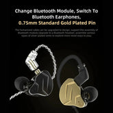 KZ ZSN Pro X 1DD 1BA Metal HIFI In Ear Earphone Bass Earbuds Hybrid Driver Sport Headset Very Low Voice For ZSX ZAX ASX EDX Z1 Jonine&