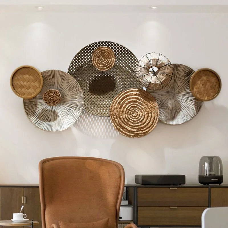 Luxury Flora Flower Metal Wall Decor (135x59cm)