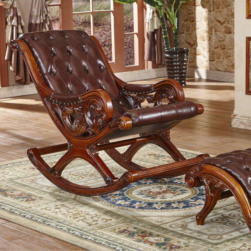 Womb-Style Rocking Lounge Chair — French-Inspired Design