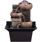 Gifts Desktop Water Fountain Portable Tabletop Waterfall Kit Soothing Relaxation Zen Meditation Lucky Fengshui Home Decorations Jonine’s Corner