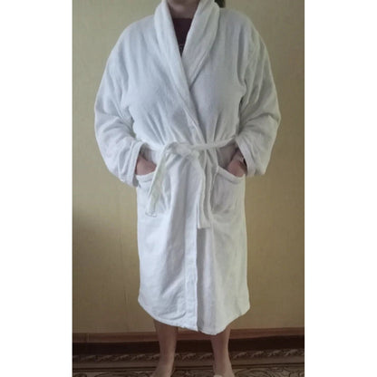 Wrap Yourself in Calm — 100% Cotton Terry Bathrobe