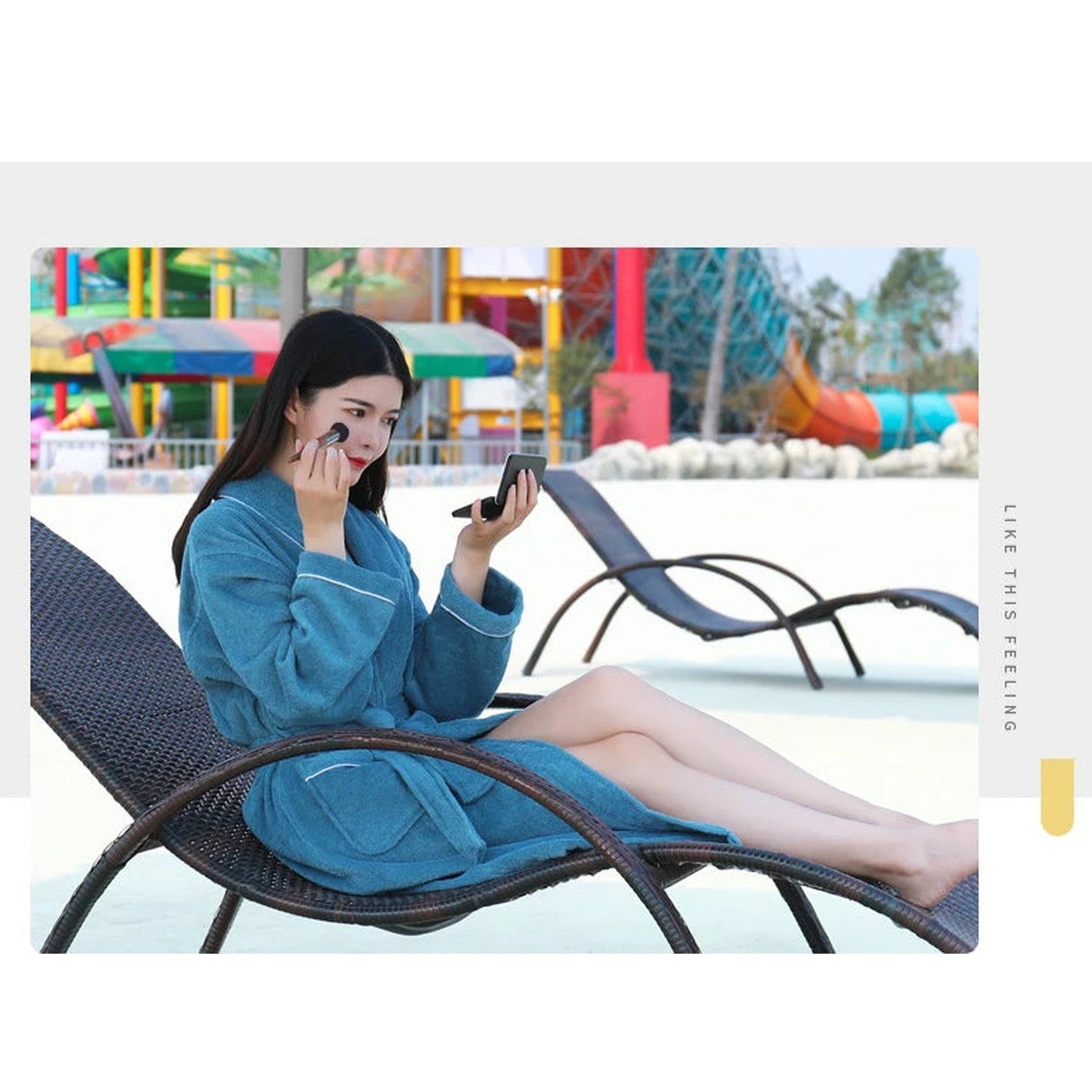 Wrap Yourself in Calm — 100% Cotton Terry Bathrobe