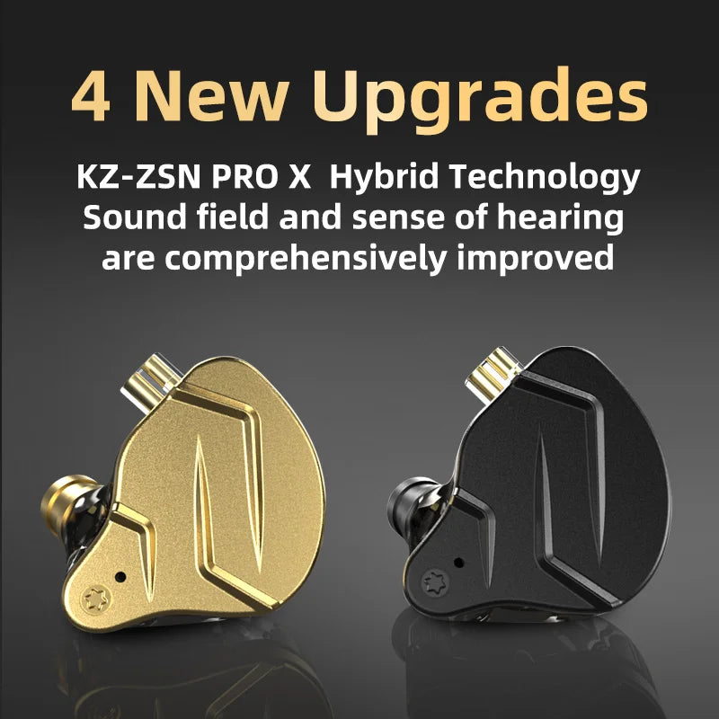 Studio-Quality Sound, Anywhere — KZ ZSN Pro X Hybrid In-Ear Earphones