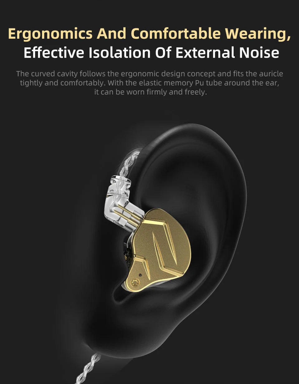 Studio-Quality Sound, Anywhere — KZ ZSN Pro X Hybrid In-Ear Earphones