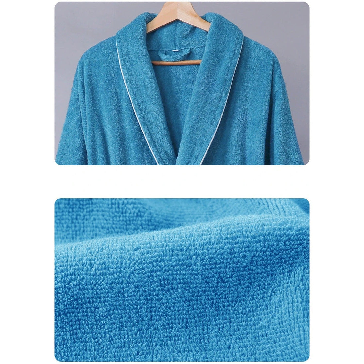 Wrap Yourself in Calm — 100% Cotton Terry Bathrobe