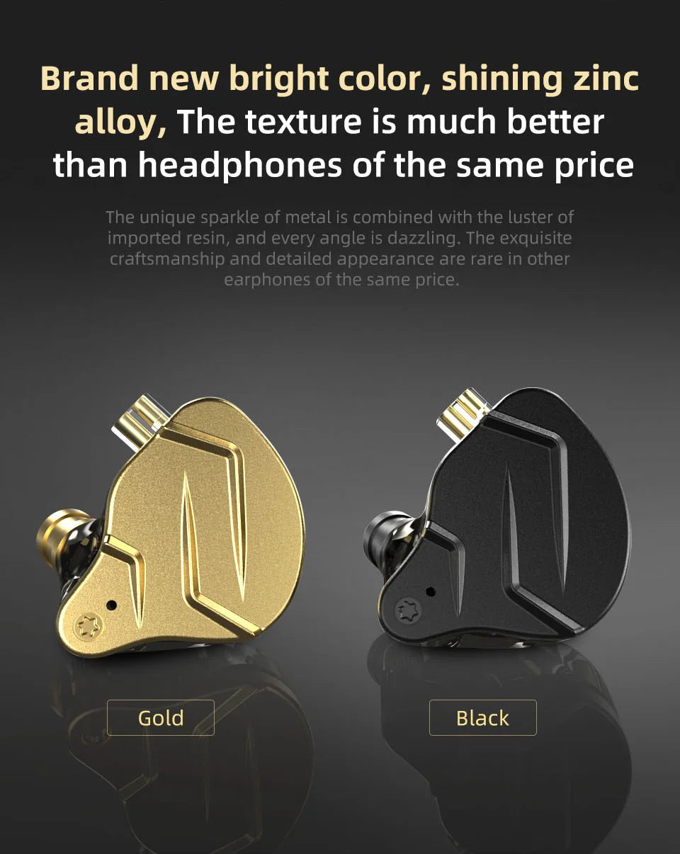 Studio-Quality Sound, Anywhere — KZ ZSN Pro X Hybrid In-Ear Earphones