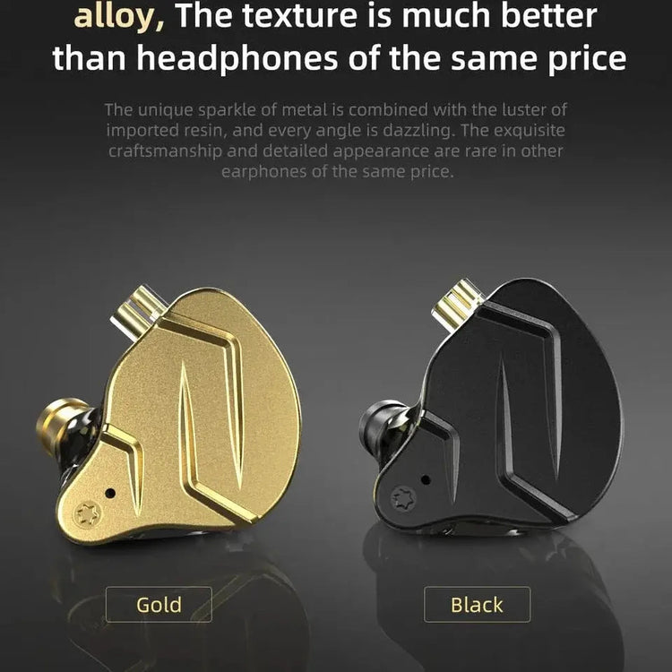 KZ ZSN Pro X 1DD 1BA Metal HIFI In Ear Earphone Bass Earbuds Hybrid Driver Sport Headset Very Low Voice For ZSX ZAX ASX EDX Z1 Jonine&