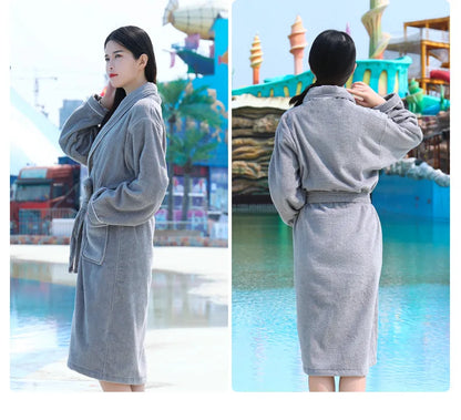 Wrap Yourself in Calm — 100% Cotton Terry Bathrobe